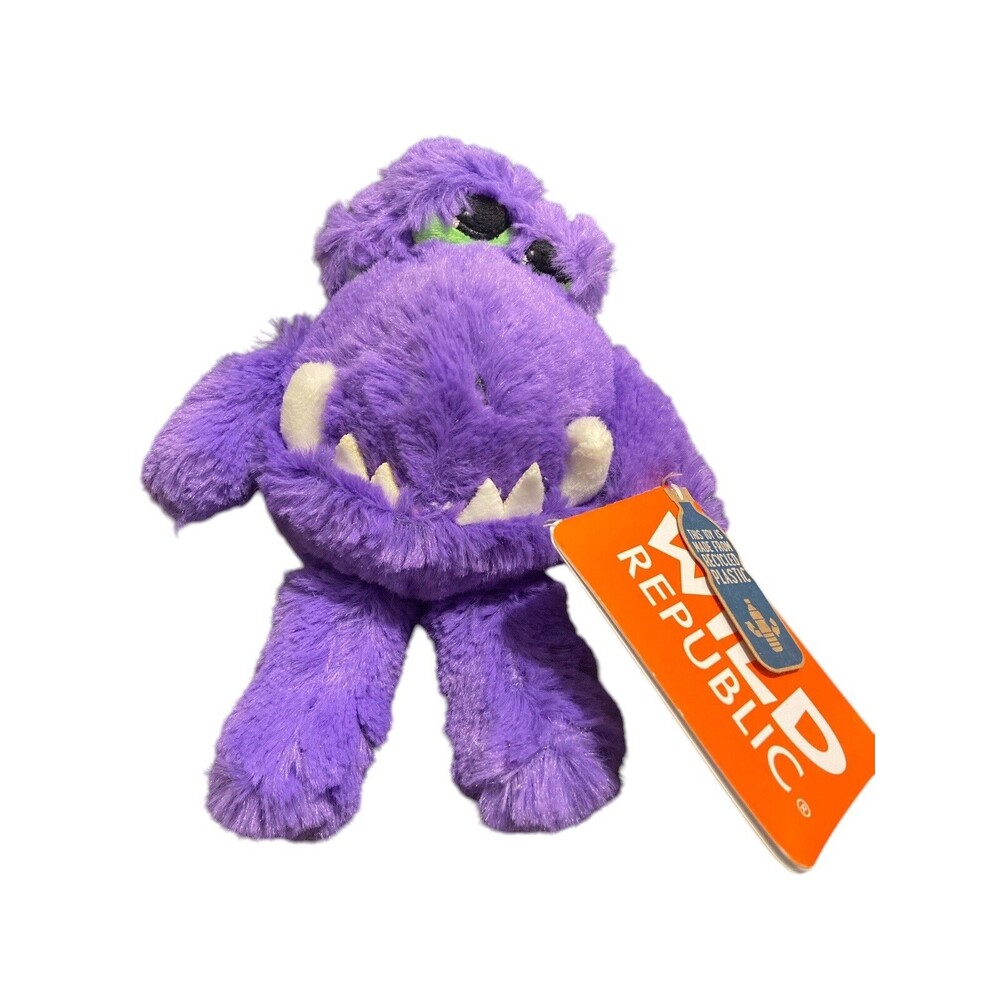 Wild Republic Plush Fill Made 100% Recycled Water Bottles 7”‎ Purple